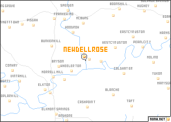 map of New Dellrose