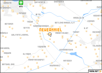 map of Newe ‘Ammiʼel