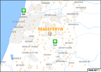 map of Newe Efrayim