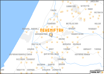 map of Newe Miftaẖ