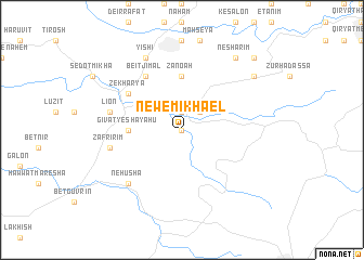 map of Newe Mikhaʼel
