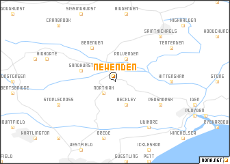 map of Newenden