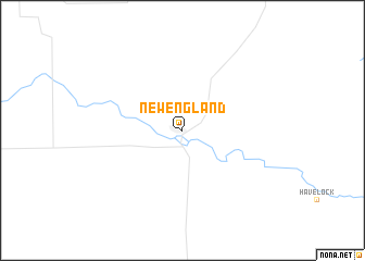 map of New England