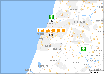 map of Newe Shaʼanan