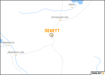 map of Newett