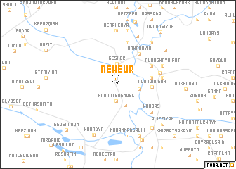 map of Newe Ur