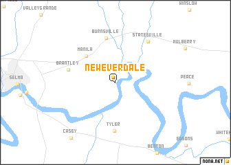map of New Everdale