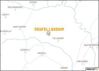 map of New Fellowship