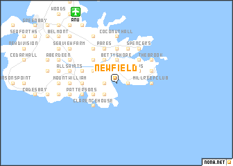 map of Newfield