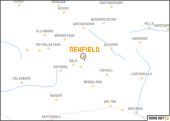 map of Newfield