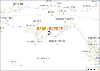 map of New Florence