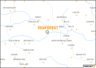 map of New Forest