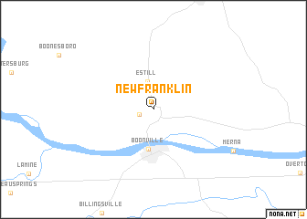 map of New Franklin