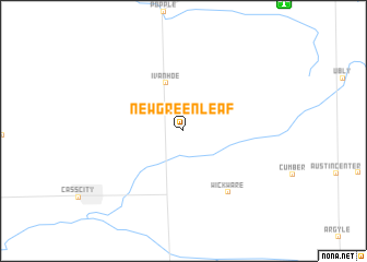 map of New Greenleaf