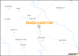 map of Newgulf Junction