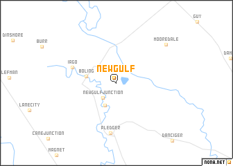 map of Newgulf