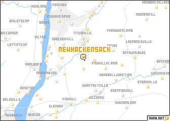 map of New Hackensack