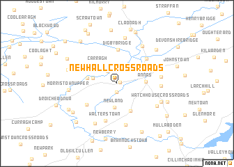 map of Newhall Cross Roads