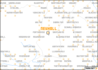 map of New Hall