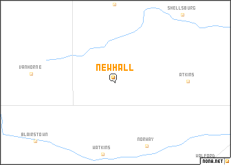 map of Newhall