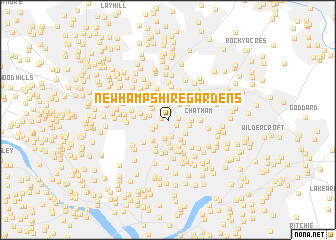 map of New Hampshire Gardens