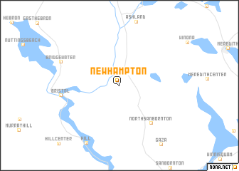 map of New Hampton