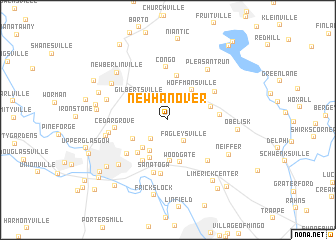 map of New Hanover