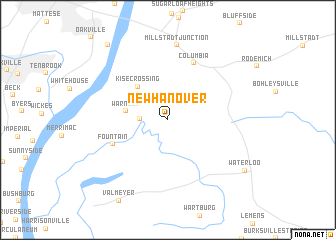 map of New Hanover