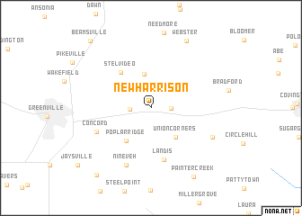 map of New Harrison