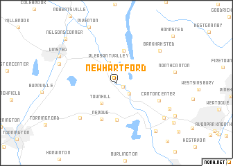 map of New Hartford