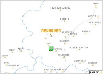 map of New Haven