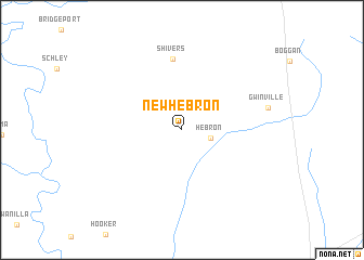 map of New Hebron