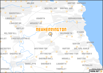 map of New Herrington
