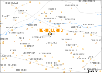 map of New Holland