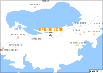 map of New Holland