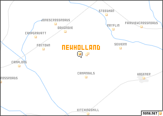 map of New Holland