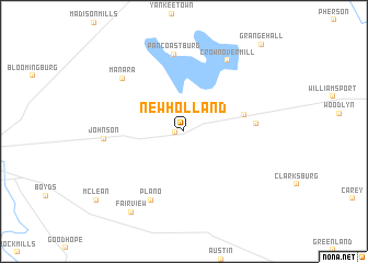 map of New Holland