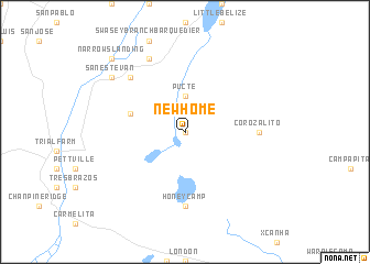 map of New Home