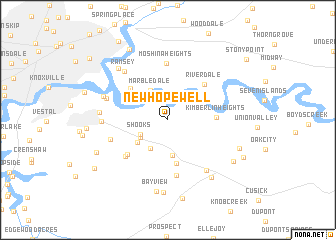 map of New Hopewell