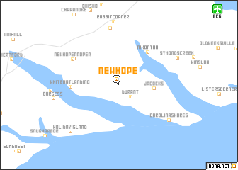 map of New Hope