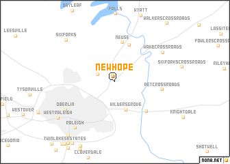 map of New Hope