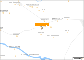 map of New Hope