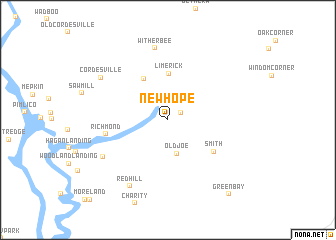 map of New Hope