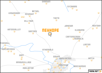 map of New Hope