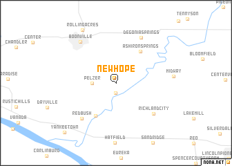 map of New Hope