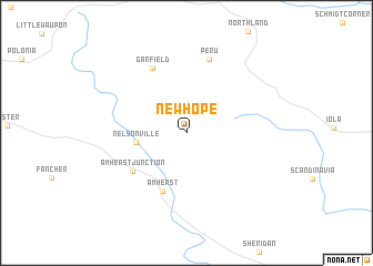 map of New Hope