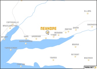 map of New Hope