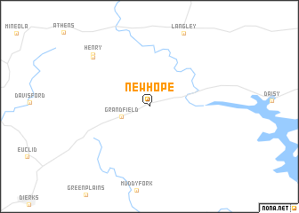map of Newhope
