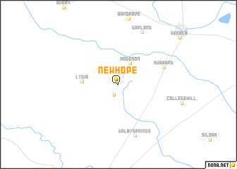 map of New Hope