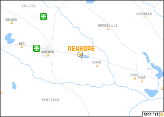 map of New Hope